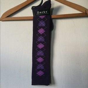 New with tags purple knee highs